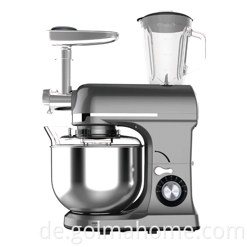 6-Gang-Küche-Lebensmittel-Standmixer Elektrischer Sahne-Schneebesen-Mixer 7L Kuchen-Teig-Brot-Mixer Maker Maschine